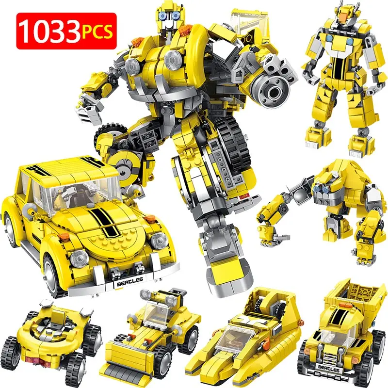 Technic Model Building Blocks Legoingly Military Police Transformation Robot Deformation Robot Car Bricks Toy for Kids 2 Change Technic Model Building Blocks Legoingly Military Police Transformation Robot Deformation Robot Car Bricks Toy for Kids 2 Change