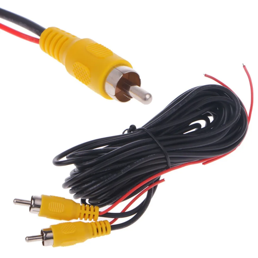 

RCA Male To Male AUX Audio Video AV Cable For Car Rear Camera DVD CD Player TV Box