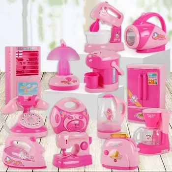 

Free Shipping Children Kid Boy Girl Mini Kitchen Household Electrical Appliance Toy Set Dummy Cooking Pretended Play