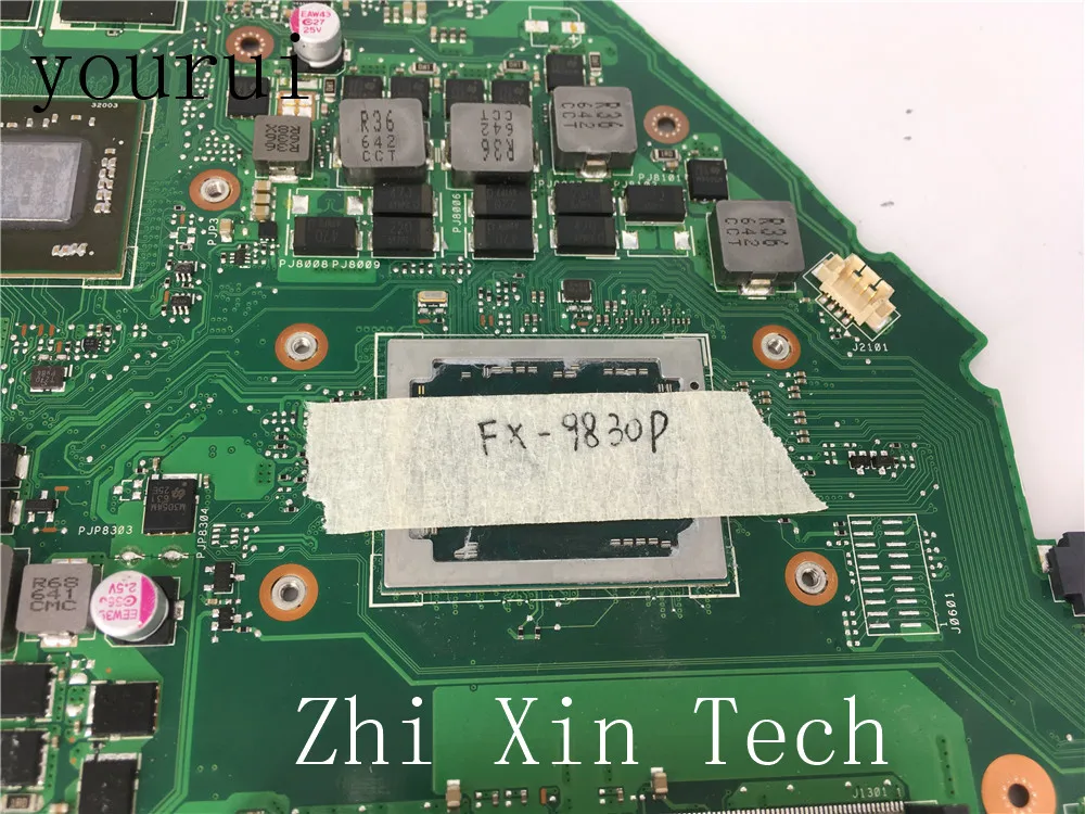  yourui Laptop Motherboard For ASUS X550I X550IU REV 2.0 4GB RAM With FX-9830P CPU Non-integrated or