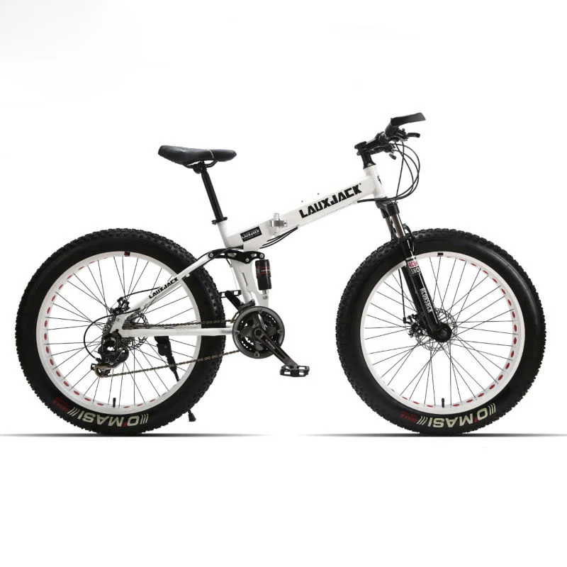 Best Lauxjack mining double-layer bicycle steel folding frame 24 speeds shimano mechanical disc wheel disc brakes 26 "x4.0 fat bike 2 Best Lauxjack mining double-layer bicycle steel folding frame 24 speeds shimano mechanical disc wheel disc brakes 26 "x4.0 fat bike 2