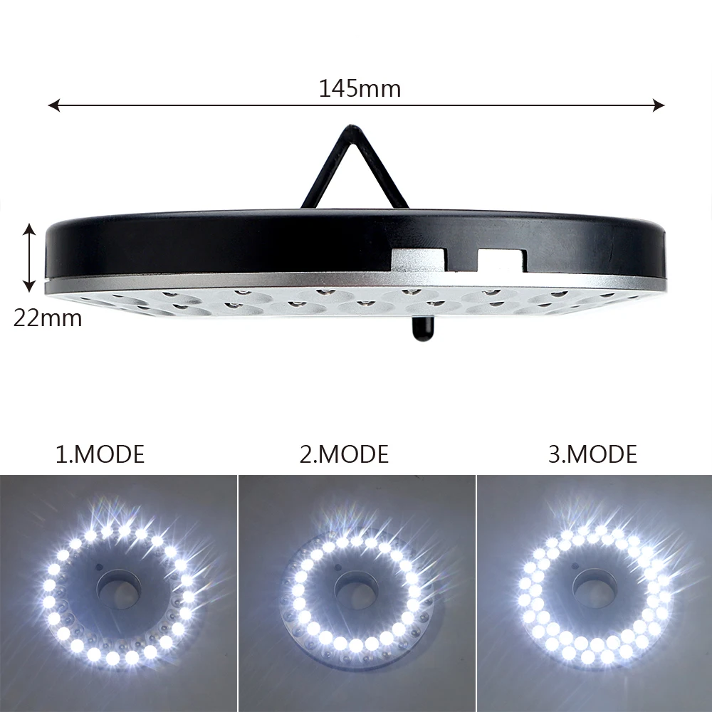 Itimo патио зонтик 48 светодиодов Магнитная ночника 3 режима Портативный Кемпинг Фонари для Двор Сад Палатка Наружное освещение