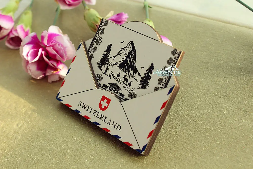 Matterhorn, Швейцария туристический сувенир 3D Деревянный магнит на холодильник ремесло идея подарка