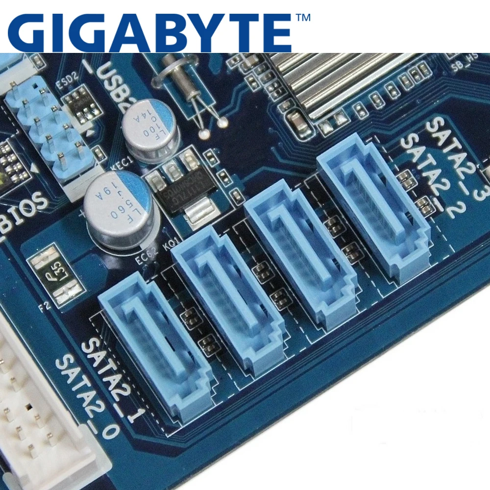 Материнская плата GIGABYTE GA-P41T-D3P для настольных ПК G41 Socket LGA 775 для Core 2 Pentium Celeron DDR3 8G ATX P41T-D3P