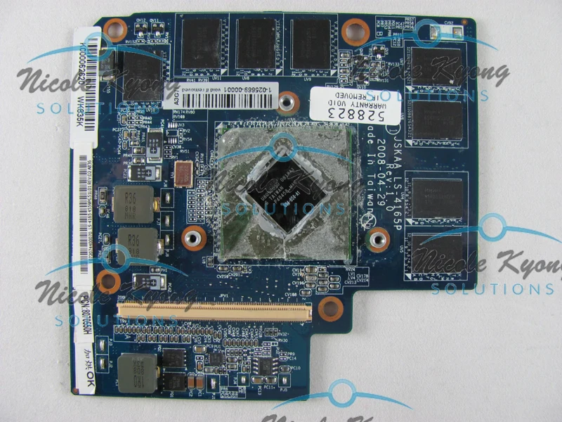 100% рабочий телефон Φ K000062620 512M VGA Видеокарта для ноутбука TOSHIBA Qosmio F50 F55 X305 X300|laptop