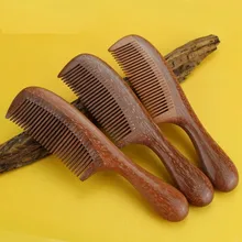 Распродажа настоящая Высококачественная ручная работа 18,5 см большой красный сандаловое дерево бутик расческа Парикмахерская профессиональная забота о здоровье деревянные расчески