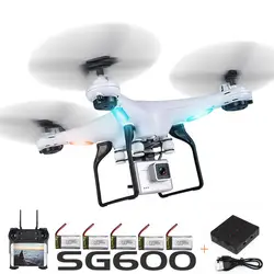 SG600 селфи Дрон Радиоуправляемый Дрон с Камера Wi-Fi FPV Quadcopter автоматический возврат высота Удержание headless режим Вертолет игрушки для дети