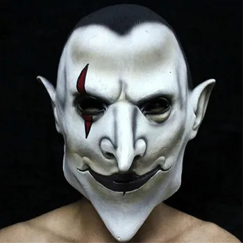 

Cosplay Hellboy Latex Mask Halloween Carnival Party Horror Adult ghost Mask Headgear costumes for men
