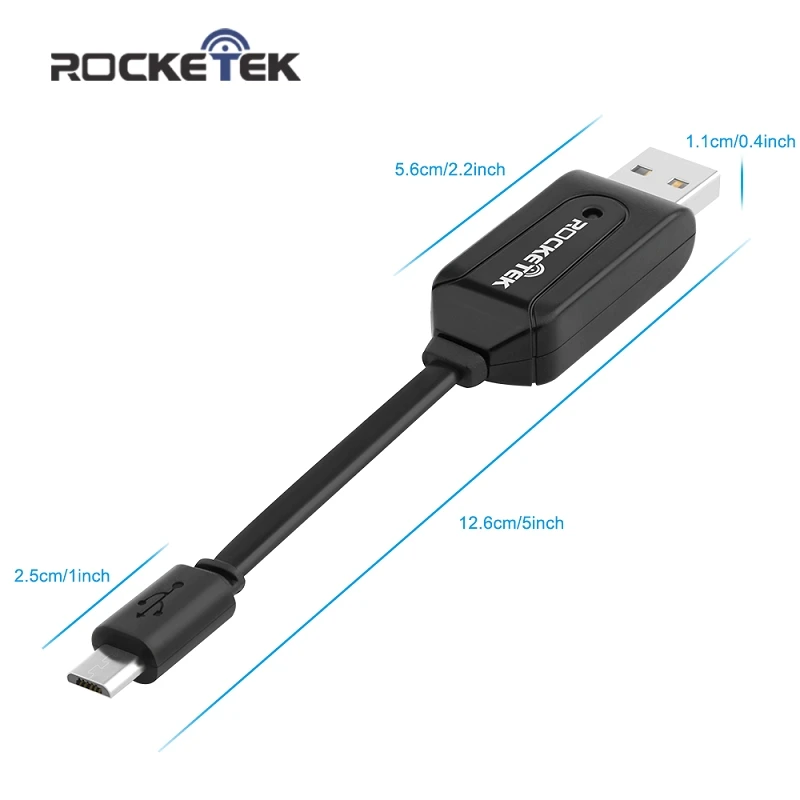 Rocketek micro usb 2 0 мульти в 1 памяти otg телефон кардридер адаптер для SD/TF SD pc компьютер