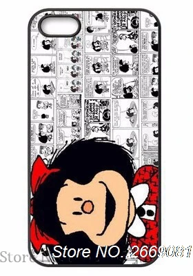 Funny Cartoon Mafalda Case for iPhone 4S 5S 5C 6 6S Touch 5 Plus Samsung Galaxy S3 S4 S5 Mini S6 Edge |