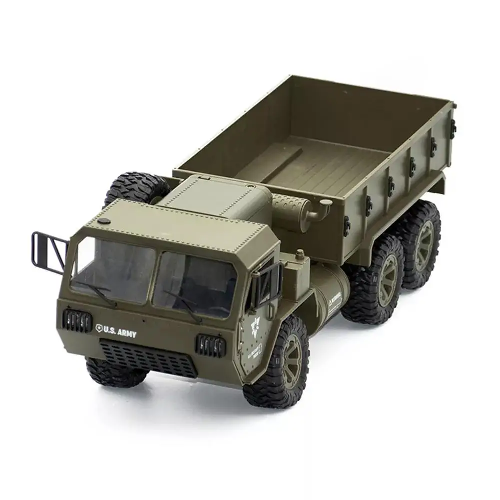 Fayee FY004A 1/16 2,4 г 6WD 15 км/ч Радиоуправляемый автомобиль США армейский военный грузовик RTR модель открытый автомобиль игрушки для мальчиков