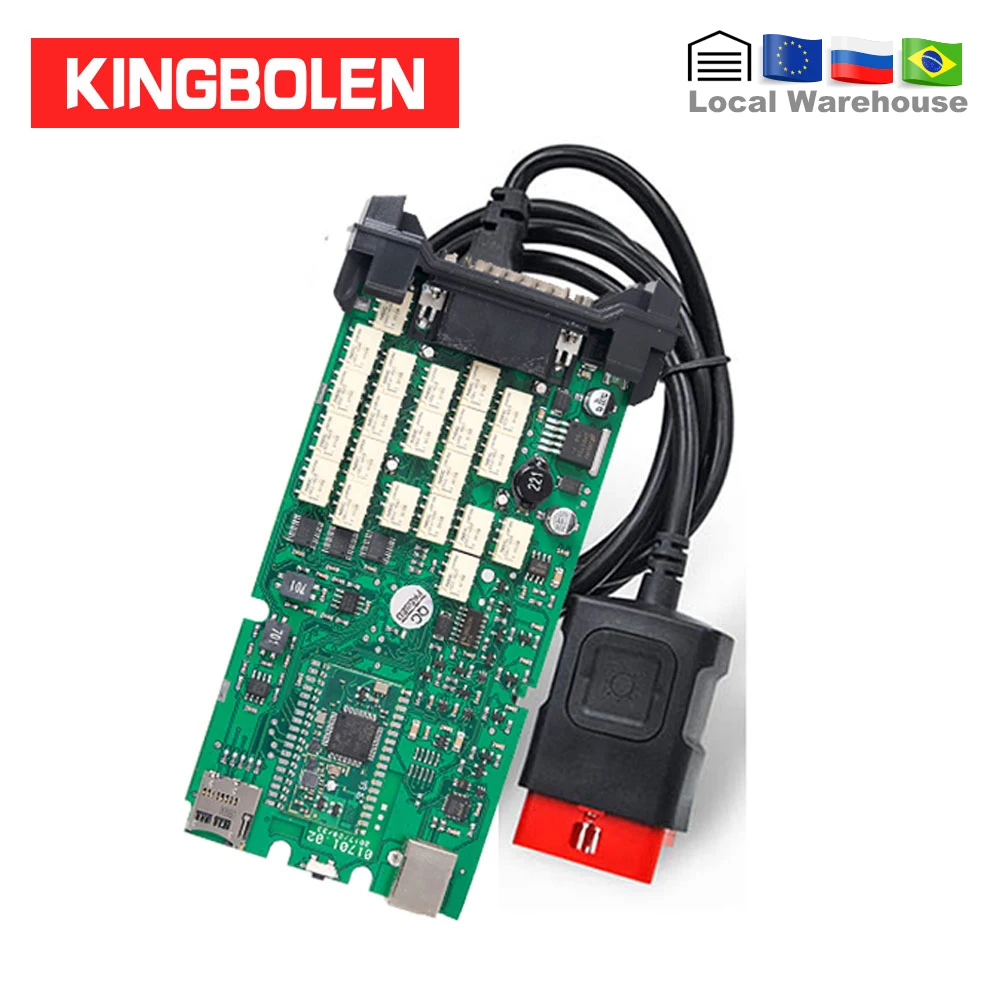 

CDP TCS Single Green PCB A+ NEC Car/Truck Diagnostic Tool 2016 R1/2015 R3 keygen New VCI OBD2 OBDII Auto Scanner