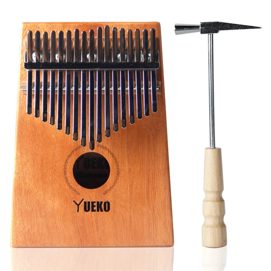  YUEKO Kalimba Professional 17 Key Thumb Piano Mahogany Kalimba Piano African Thumb Piano Music Gift Easy to Learn  