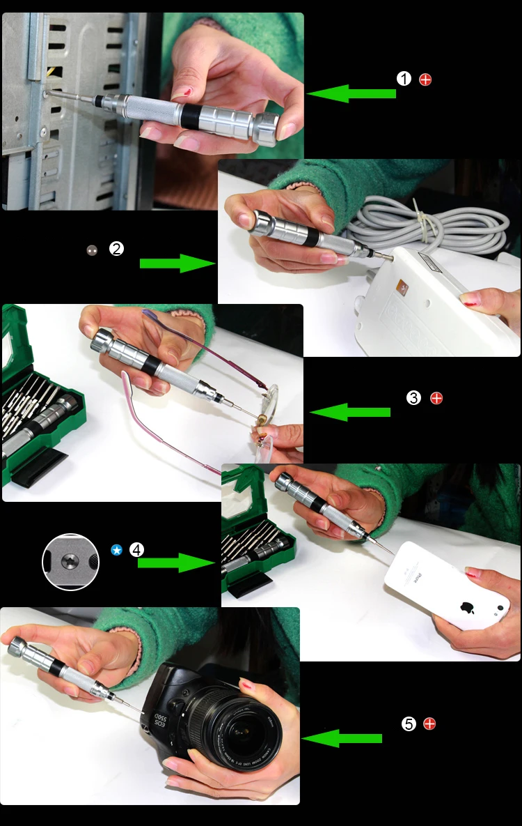 LAOA 25 в 1 Набор прецизионных отверток многофункциональный ручной инструмент для ремонта мобильного телефона, компьютера и очков