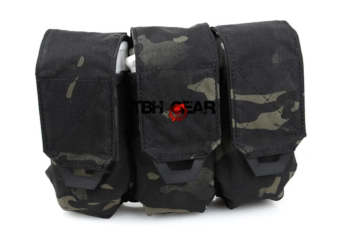

Triple M4 Magazine Pouch USA made 500D Cordura Pouch Multicam Black Tactical Gear+Free shipping(XTC050479)