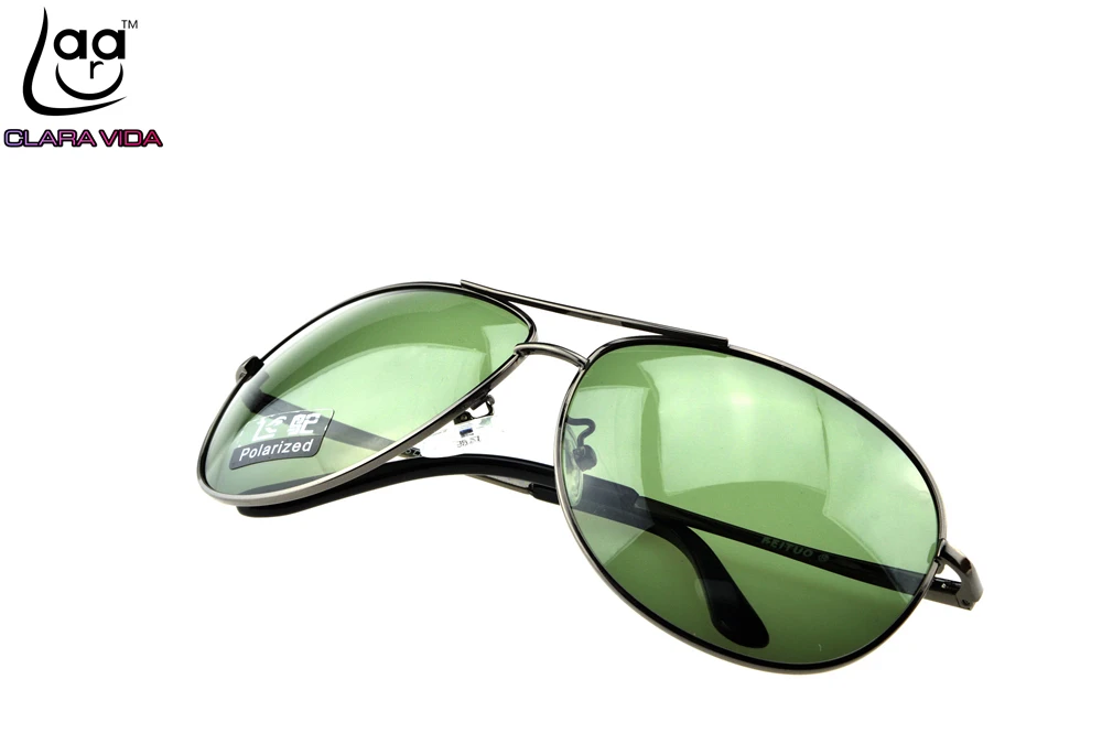 Мужские солнцезащитные очки Oculos Masculino Clara Vida усиленный двойной мост TAC