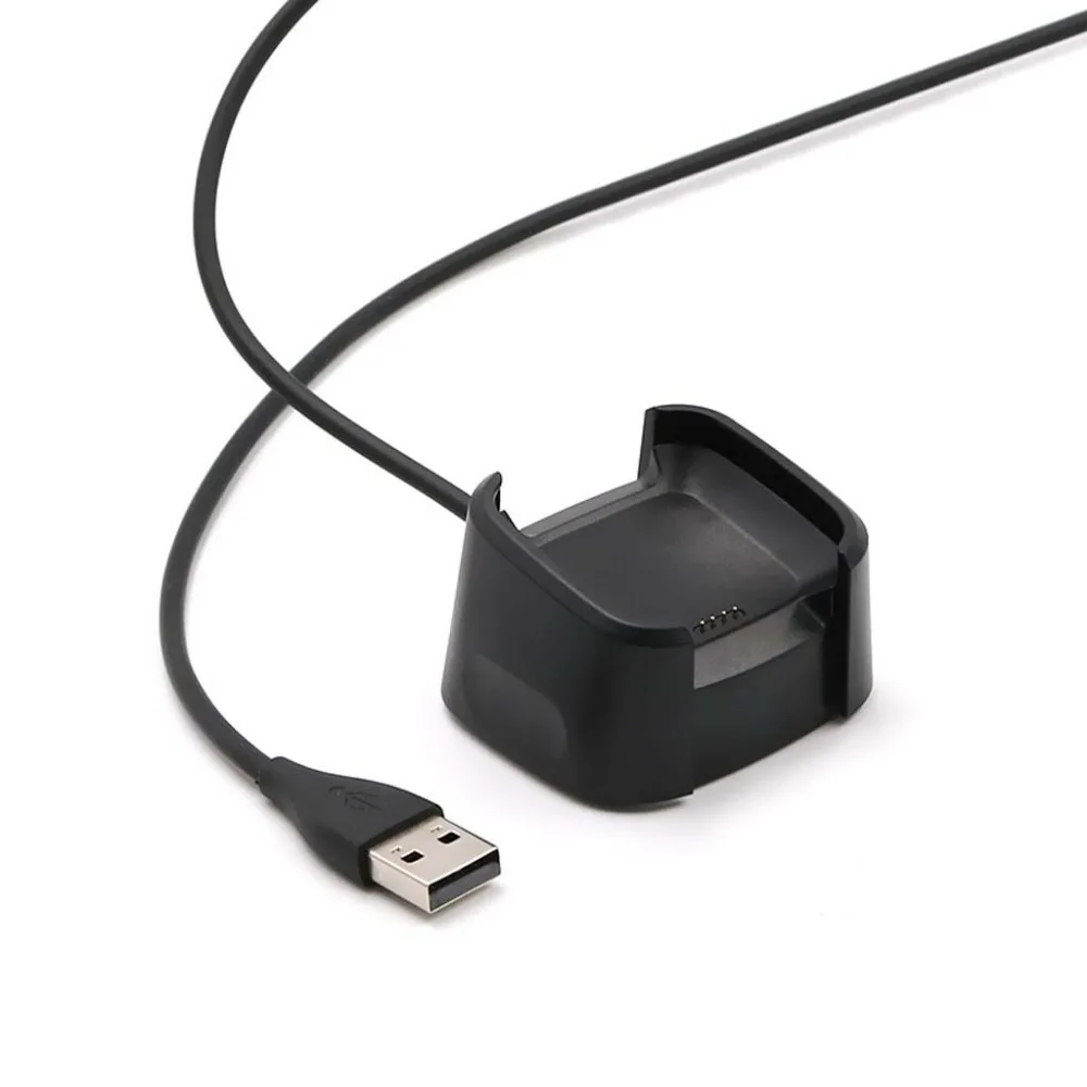 Зарядная док-станция USB Дата-кабель Base Настольный Зарядное устройство для Fitbit Versa Смарт часы