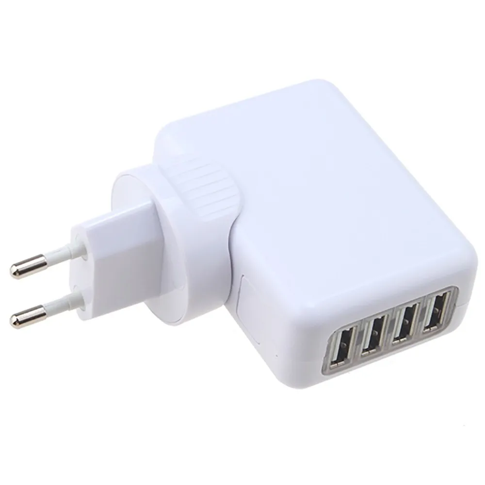 Модное Новое зарядное устройство для телефона 2.1A 4 usb порта AC универсальный дорожный настенный адаптер зарядное устройство с 4 AC для iphone для samsung