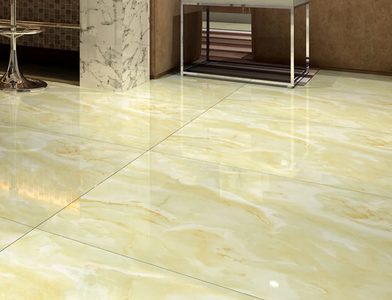 Foshan high quality ceramic tile floor tile gold glazed floor ...