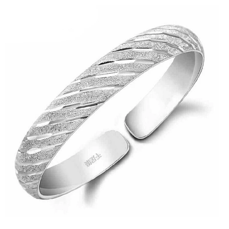 W358 Adjustable Ladies Bangles 30 Silver Alloy Jewellery Fashion