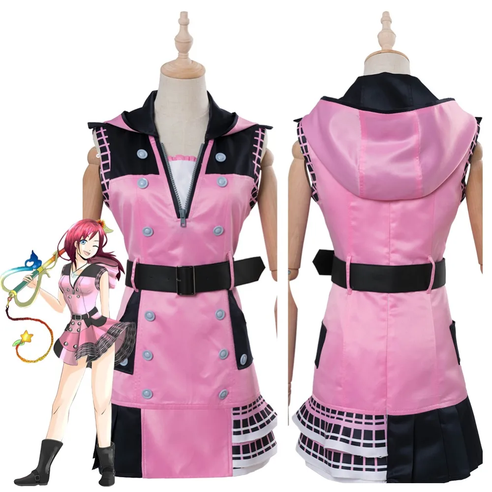 

Kingdom Hearts III 3 Kairi Cosplay Costume Uniform Outfit Combat Suit Adult Women Halloween Carnival Cosplay Costume Custom Made