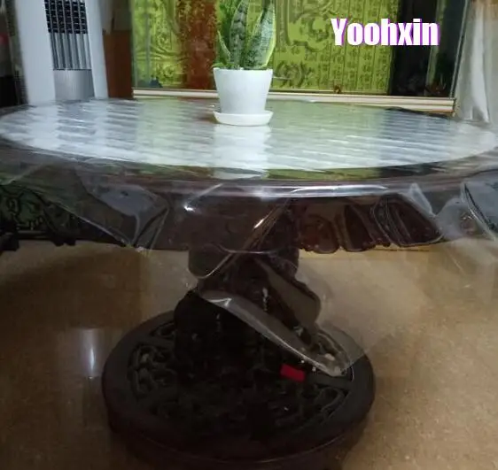 HOT Lace Soft glass square transparent PVC plastic oilcloth tea Table cloth cover waterproof tablecloth overlay wedding decor
