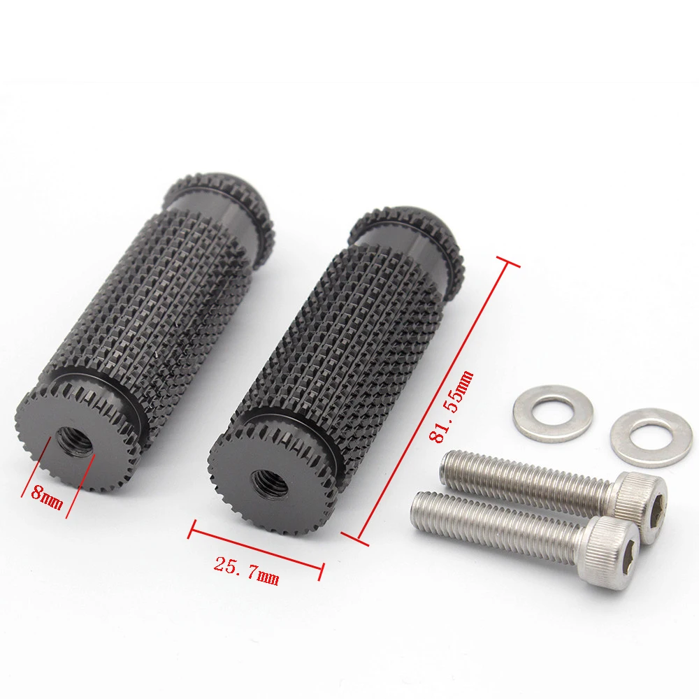 8 мм ЧПУ подножки для мотоцикла педаль Kawasaki NINJA 300R 250 EX300 EXC250 ER6N ER6F|foot pegs|footrests foot
