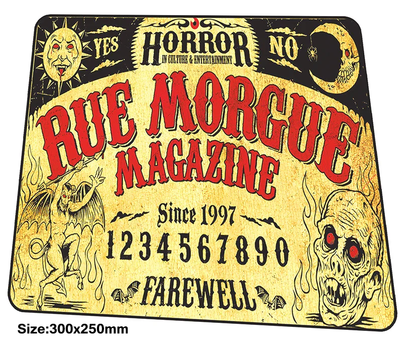 Ouija Настольный коврик для мыши 300x250x3 мм игровой большой геймерский самый дешевый