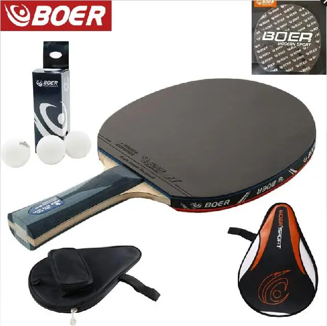 

Boer S7 professional grade carbon table tennis racket