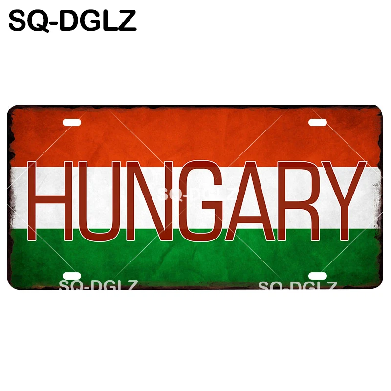 [SQ-DGLZ] Турция/Венгрия/Южная Африка/Ирландия/Чили/пуерто-Рико/Индия/Ямайка Национальный флаг металлический знак металлические поделки таблички - Цвет: 0554