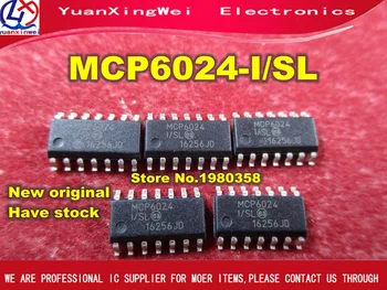 

Free Shipping! 10pcs MCP6024-I/SL MCP6024 SOP14