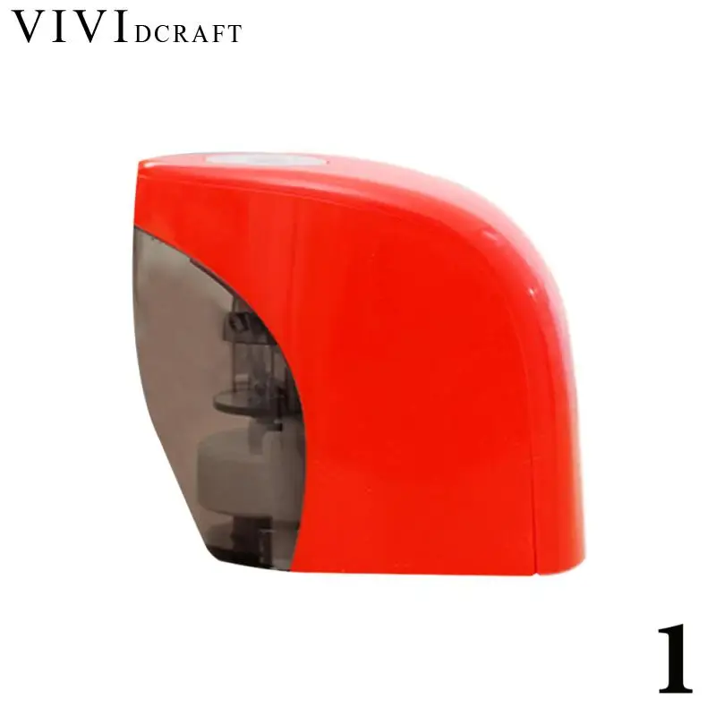 

Vividcraft Stationery Creative Cartoon Electronic Pencil Sharpener Mechanical for Kids USB Knife Sharpener with 5# Battery