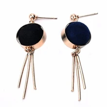 Новые жемчужные бархатные геометрические блоки, треугольные длинные серьги с кисточками и гвоздями, модные свадебные ювелирные изделия, вечерние