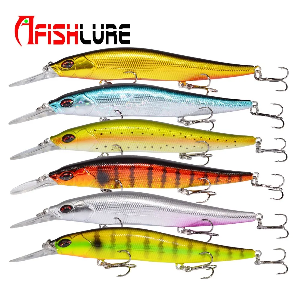 Приманка для форели fishing14g 130 мм Жесткая приманка гольян с тройными крючками