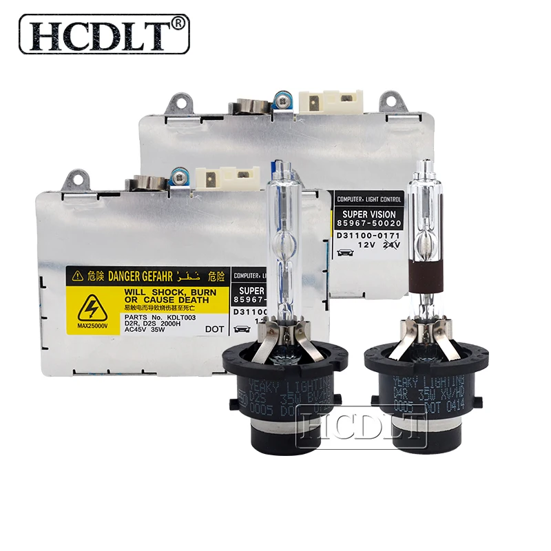 Ксеноновая лампа HCDLT 35 Вт Yeaky D2S D4S Комплект Ксеноновых передних фар D2R D4R HID блок