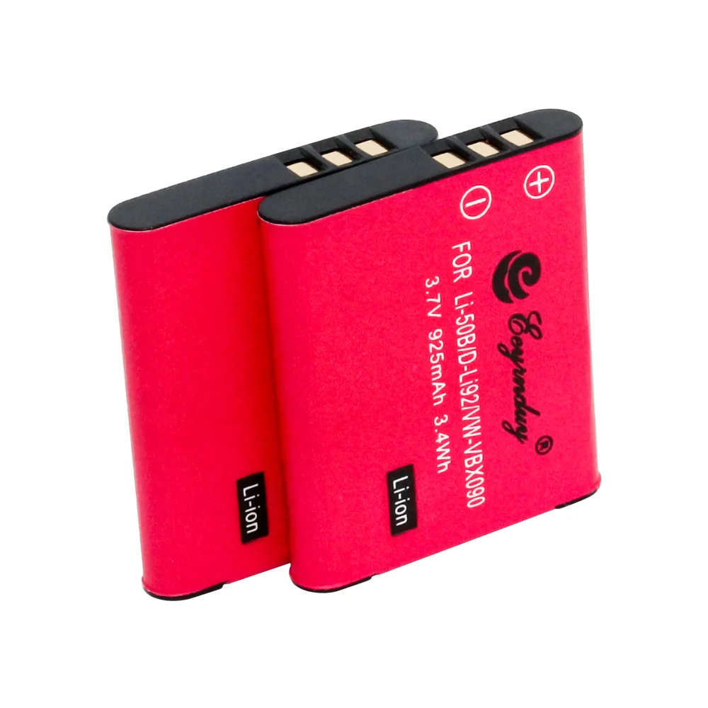 2 шт. аккумулятор камеры + 1 USB зарядное устройство Li 50B D Li92 для Olympus MJU Stylus 1010 1020 1030SW
