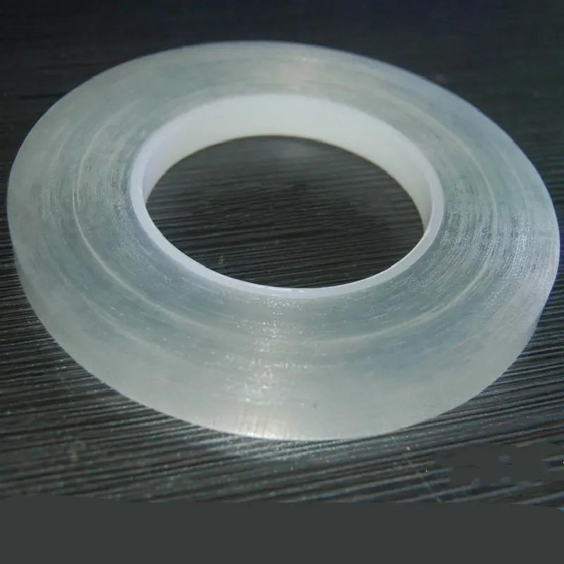 5 Roll Invisible Italy Hair Tape Transparent Like Ice 0.8*36 Yards Double-Sided Adhesive Tape for Skin Weft Tape Hair Extensions