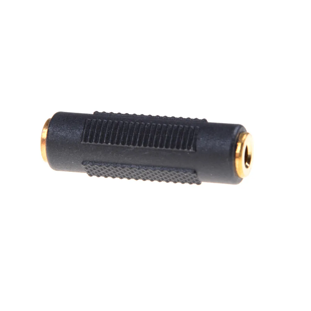 

2PCS Mini 3.5mm Female to Female Jack Stereo Audio Adapter Converter Connector Audio Adapter Coupler Metal Gold Plated Connector