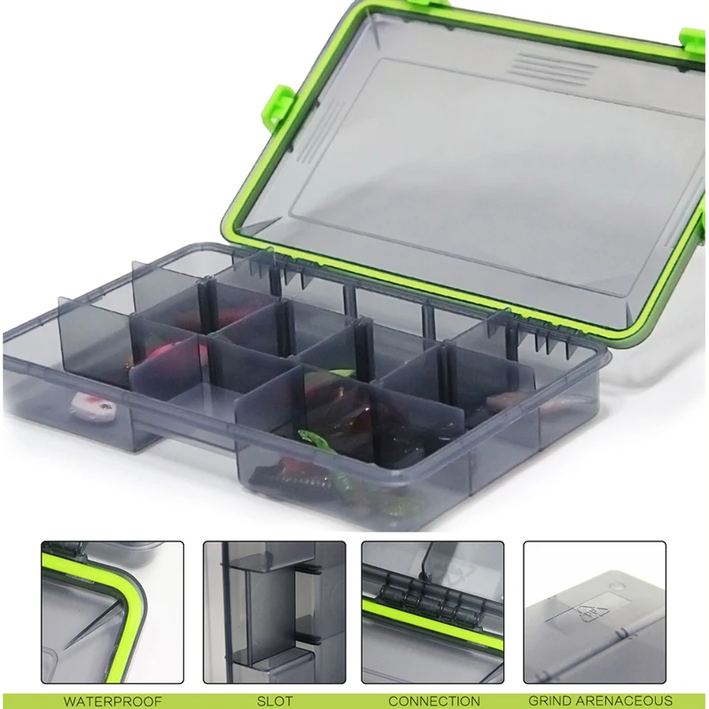 Прозрачная дорожная приманка коробка для хранения Коробка для рыбалки Toolbox рыболовная приманка аксессуары коробка рыболовные снасти