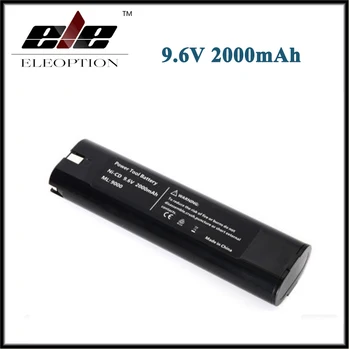 

9.6V 2000mAh 2.0Ah Rechargeable Battery Replacement Power Tools Battery for Makita Mak 9000 9001 9002 9033 9034 632007-4 Ni-CD
