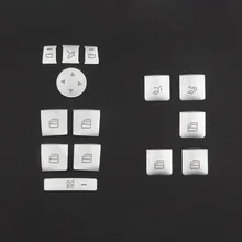 Окна автомобиля кнопки включения зеркало Стекло ручку крышки отделка подходит для Mercedes Benz B GLC C E GL ML GLS GLA класса W205 W213 W176