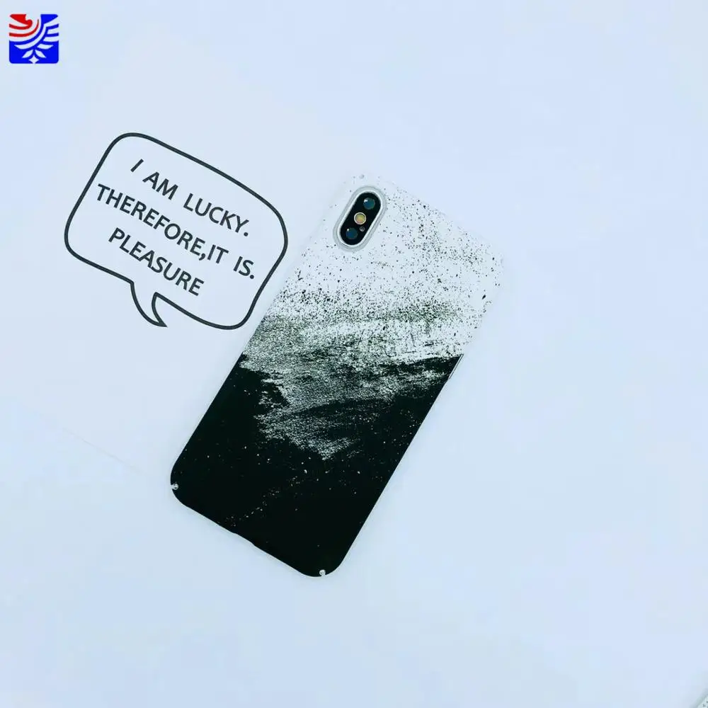 PEIPENG Chinese ink and wash  Retro feel good mobile Case For 7 7Plus 8 8Plus X so cool Phone Case 01