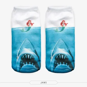 

jaws print socks invisible socks new