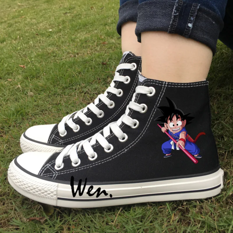 Prix pour Wen Garçons Filles Anime Dragon Ball Son Goku Unisexe Toile Sneakers Blanc Noir Haute Top Chaussures D'anniversaire Cadeaux De Noël Prix pour Wen Garçons Filles Anime Dragon Ball Son Goku Unisexe Toile Sneakers Blanc Noir Haute Top Chaussures D'anniversaire Cadeaux De Noël