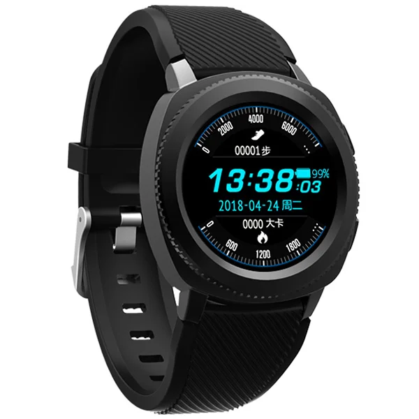 

Microwear L2 Sports Smart Watch 1.3 Inch MTK2502 32MB RAM 32MB ROM Heart Rate / Sleep Monitor / Pedometer / IP68 Water-Resistant
