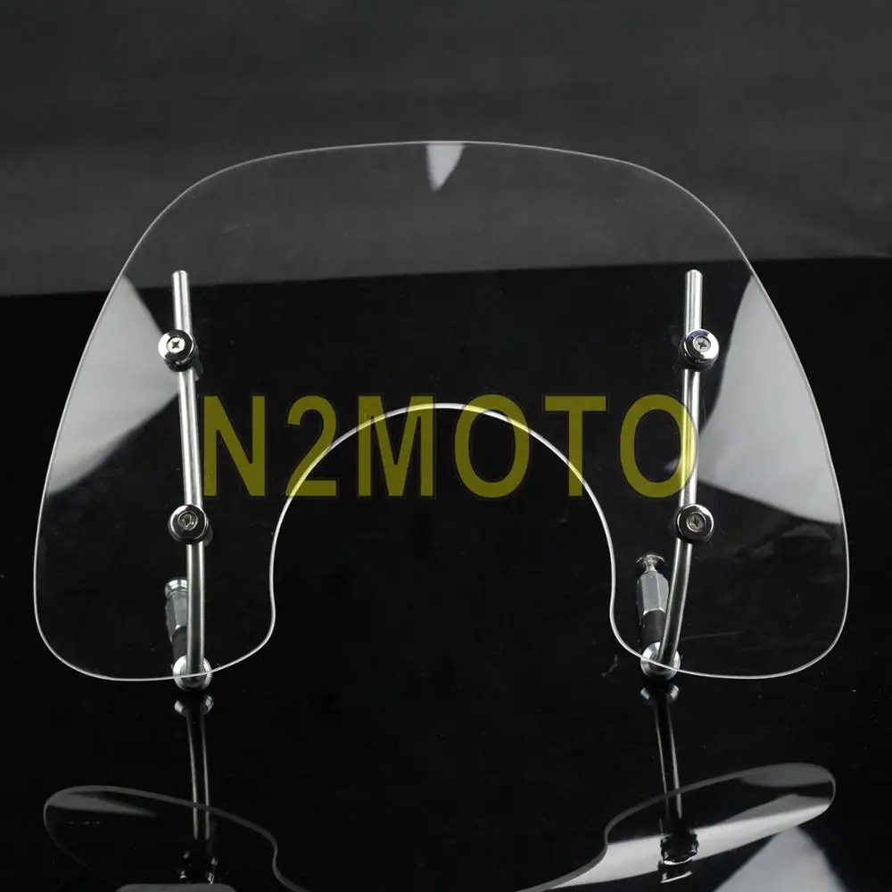 Прозрачное тонированное ветровое стекло Flyscreen для VESPA PRIMAVERA 150 FLYSCREEN с установочным комплектом - Цвет: clear