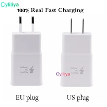 5 шт. 1:1 для samsung Note 4 действительно быстрое зарядное устройство OEM Note 5 S6 7 Edge 5V 2A USB EU US настенное зарядное устройство адаптер EP-TA20EWE