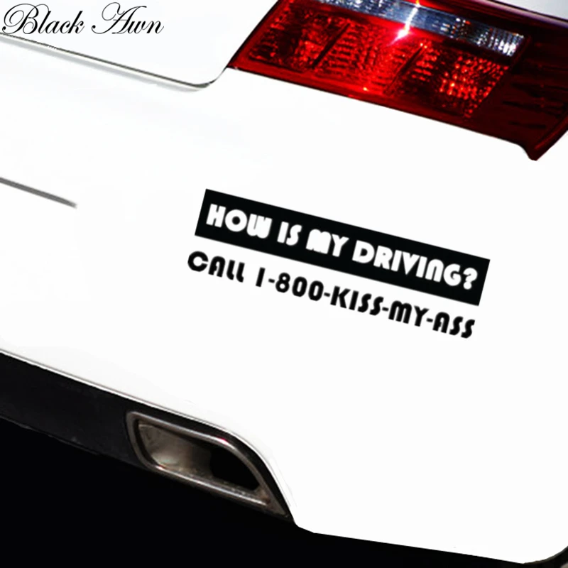 

How is my driving Funny, JDM sign, sticker vinyl decal, car window, bumper D016