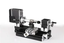 Electroplated Mini Metal Lathe Machine TZ20002MGP with 12000r/min, 60W Motor for soft metal,acrylic