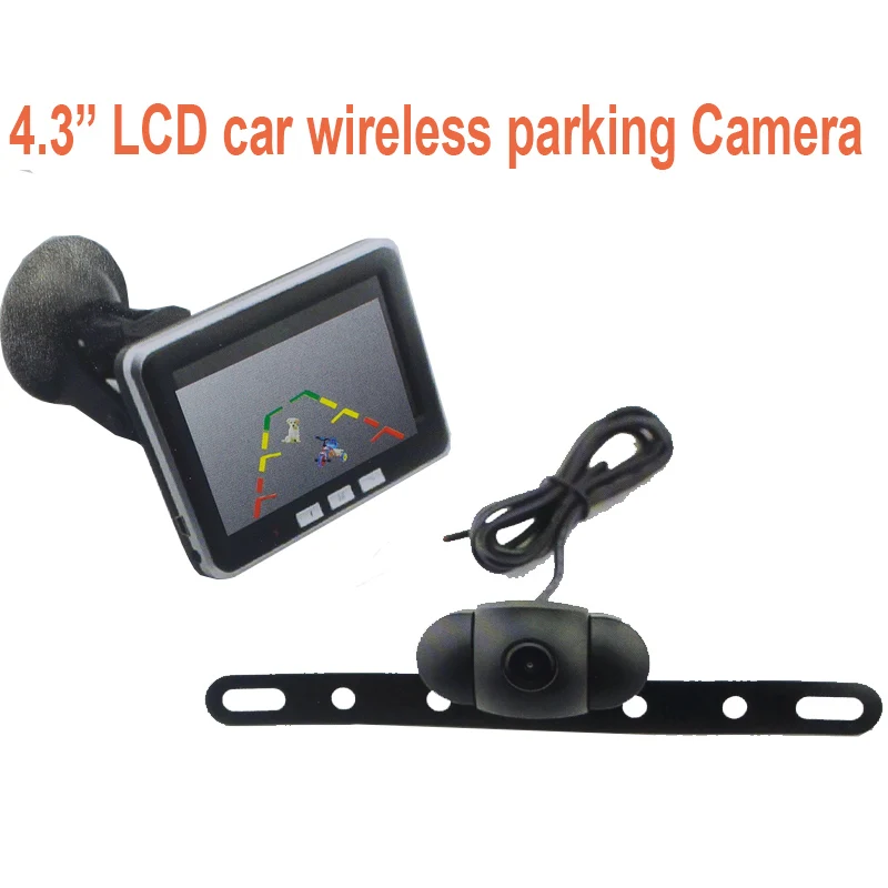 

CCTV camera 4.3" LCD display monitor wireless camera ok for car rearview drive portable 4.3" LCD display ok for parking camera